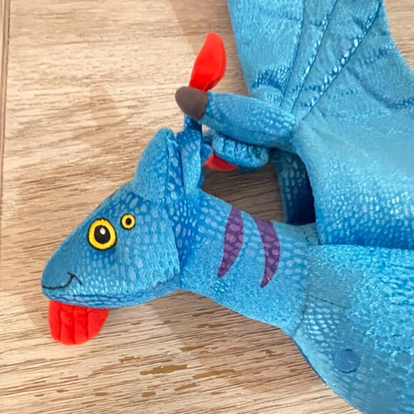 Disney Parks Stuffed Banshee Pandora Plush Stuffed Ikra Dragon Blue - Picture 6 of 8